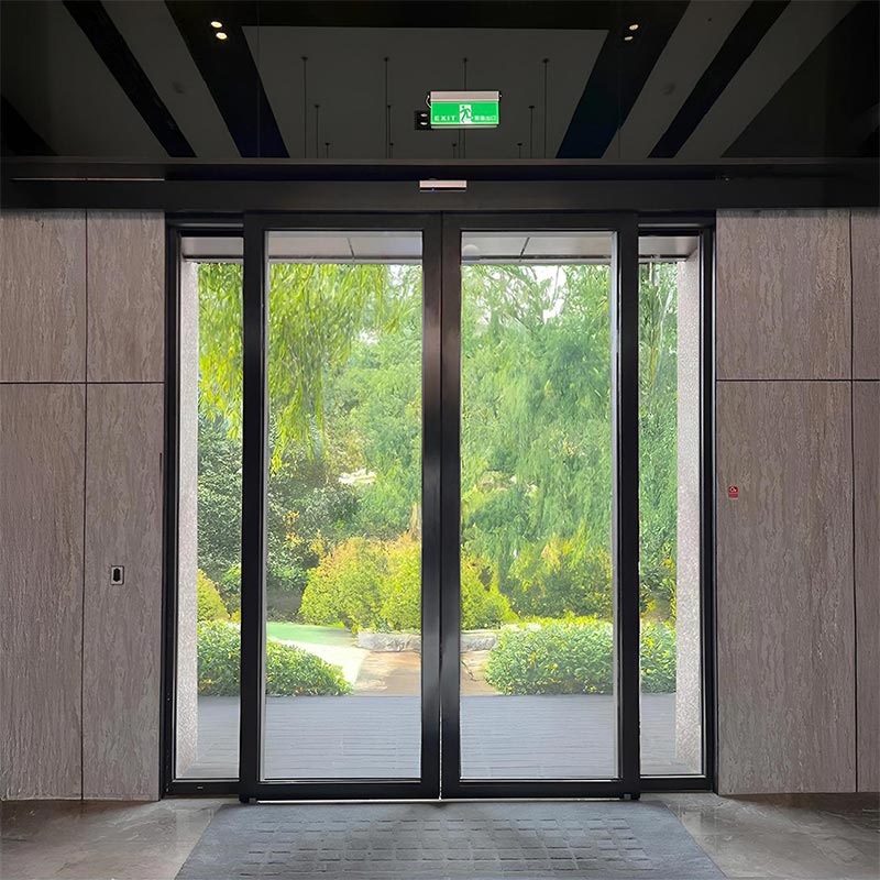 Fire-Rated Glass Door for Underground Garage Exit Passageways