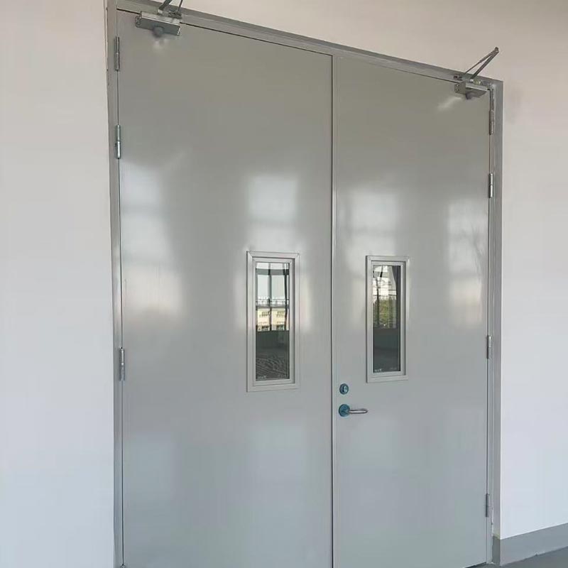 Heavy-duty Insulated Steel Fireproof Door for Industrial Plant