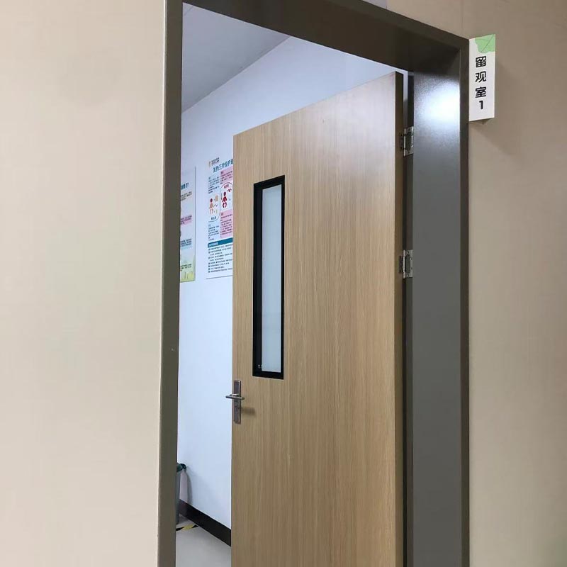 Hospital Steel And Wood Fire Door