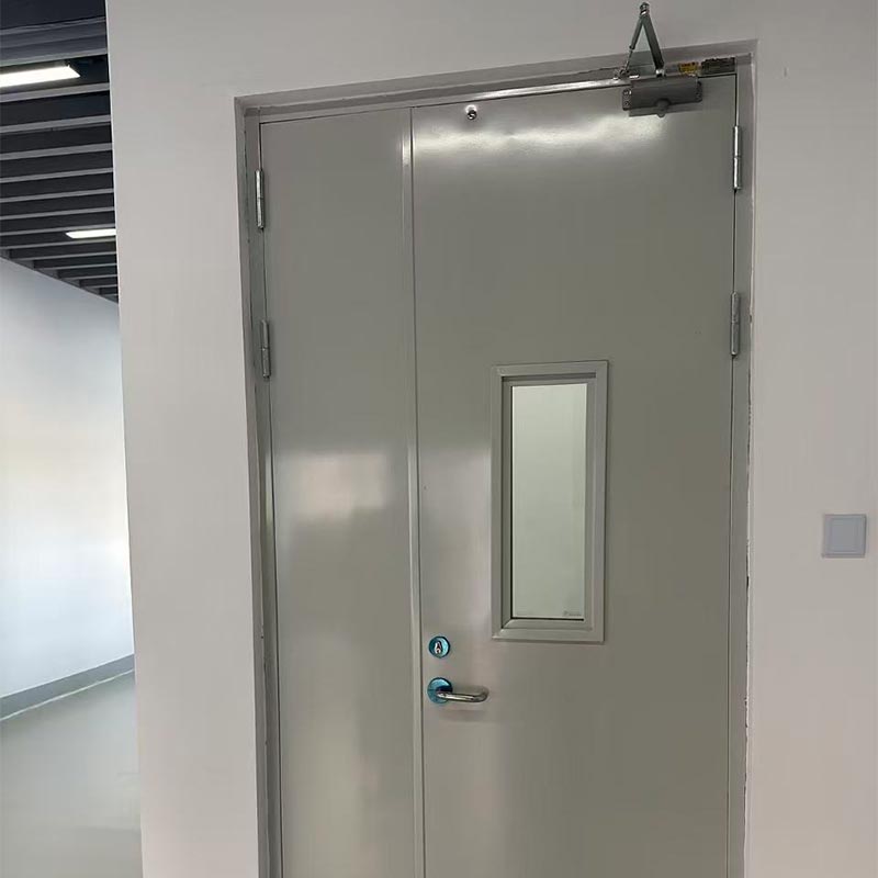 Heavy-duty Insulated Steel Fireproof Door for Industrial Plant