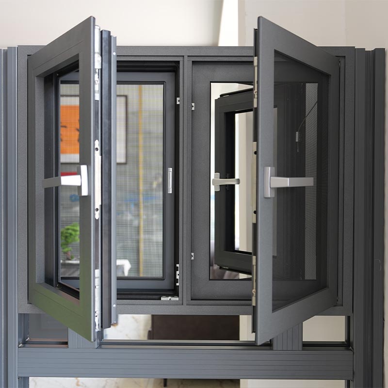 Aluminum Alloy Anti-theft Window with Diamond Mesh