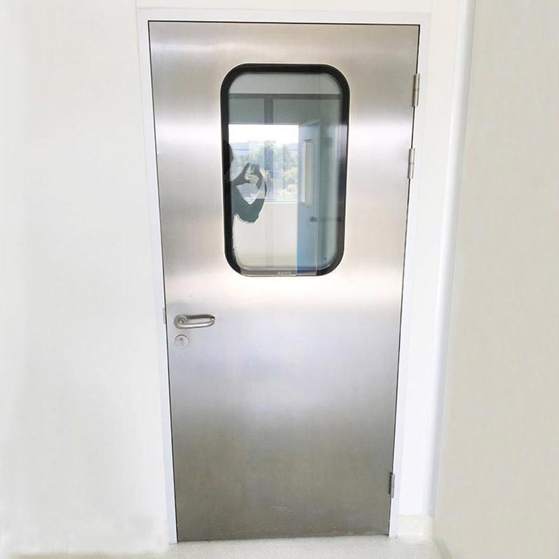 Cleanroom Stainless Steel Fireproof Door