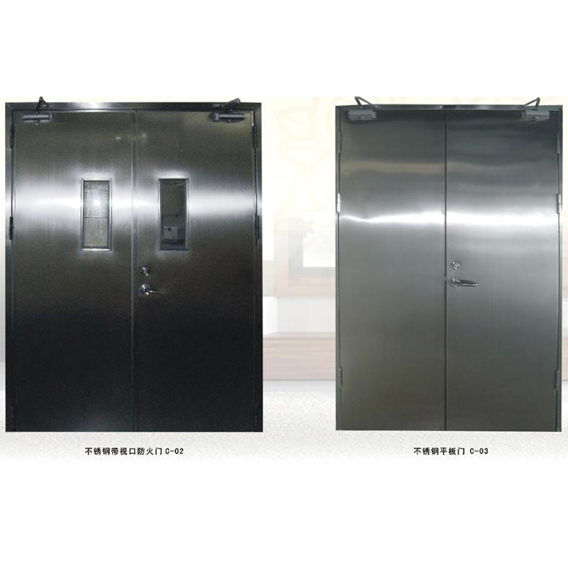 Cleanroom Stainless Steel Fireproof Door