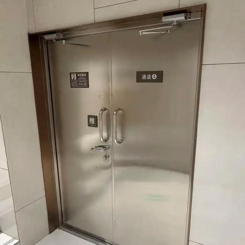 Commercial Fire-Rated Stainless Steel Door