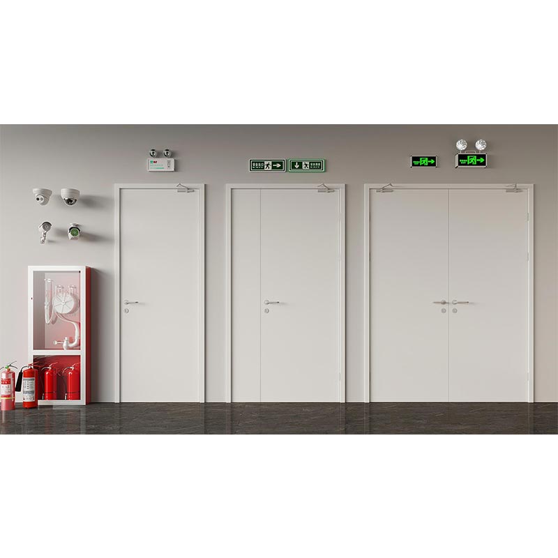 Fire-Rated Glass Door for Underground Garage Exit Passageways