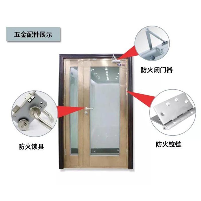 Fire-Rated Glass Door for Underground Garage Exit Passageways