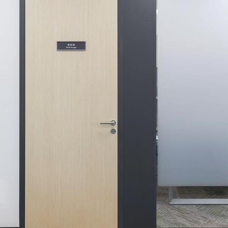 Fire Rated Steel Frame Wood Door for Office Building