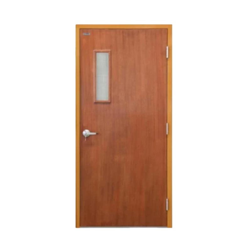Industrial Office Area Fire Rated Steel Frame Wood Door