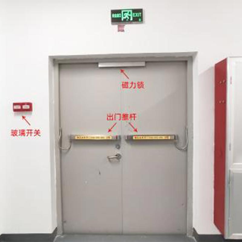 Stainless Steel Fire-Rated Door for Power Distribution Room