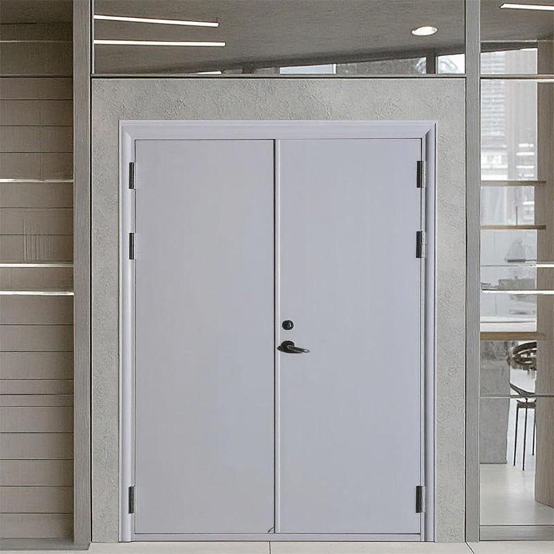 Storage Office Isolation Steel and Wood Fireproof Door