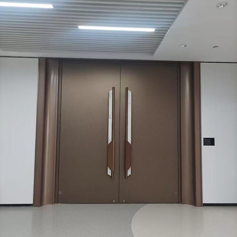 Wooden Fire Door For Villa Interior